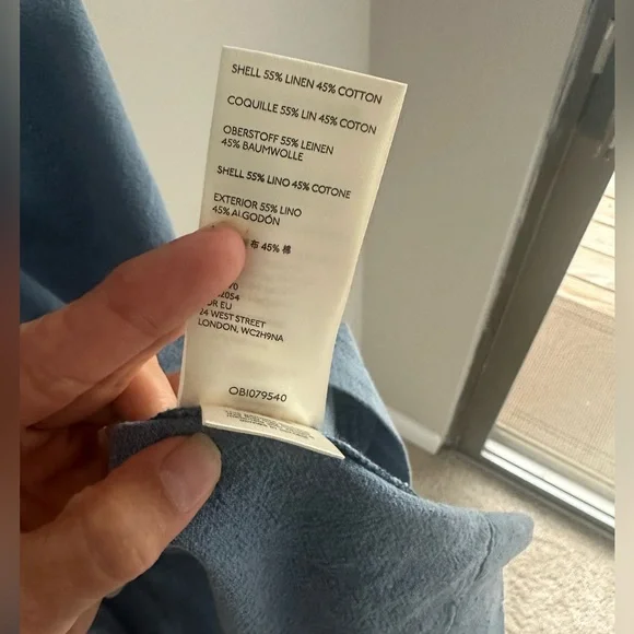 Free people catching feeling linen cotton blend front slit midi skirt size 0 - Picture 6 of 9